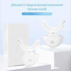 Wireless U-Shaped Sonic Teeth Whitening Device – Food-Grade Silicone, Antibacterial, Long-Lasting & Waterproof - Chronus