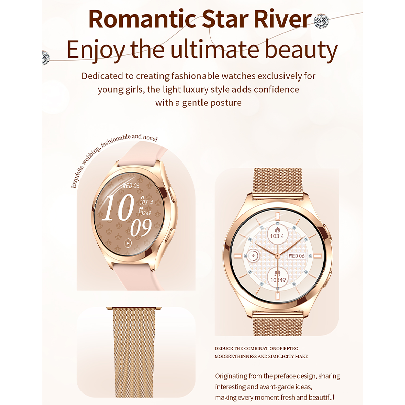 Smartwatch Y35 with Call Health Tracking Womens Wellness and Multi Sport Modes