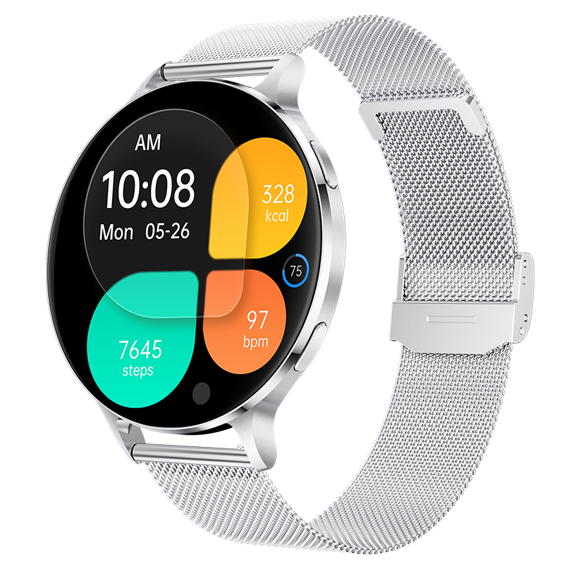 Smartwatch KM100 Ultra-Thin Full Metal AMOLED Bluetooth Calling 150 Sports Modes