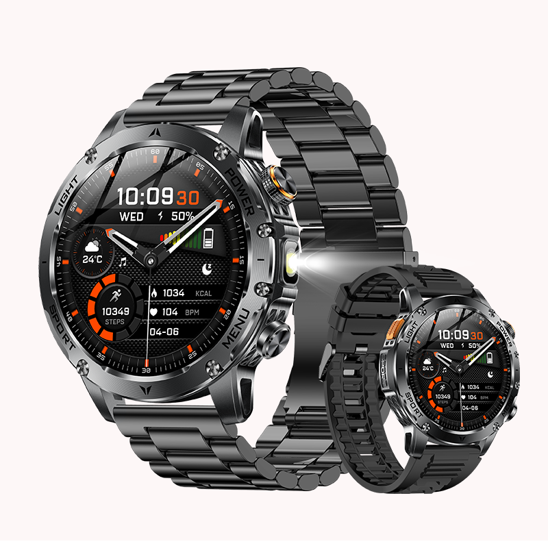 Smartwatch AK87 1000mAh Long Battery Life Flashlight Outdoor Sports