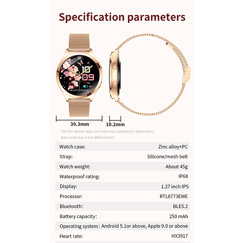 Smartwatch Y35 with Call Health Tracking Womens Wellness and Multi Sport Modes