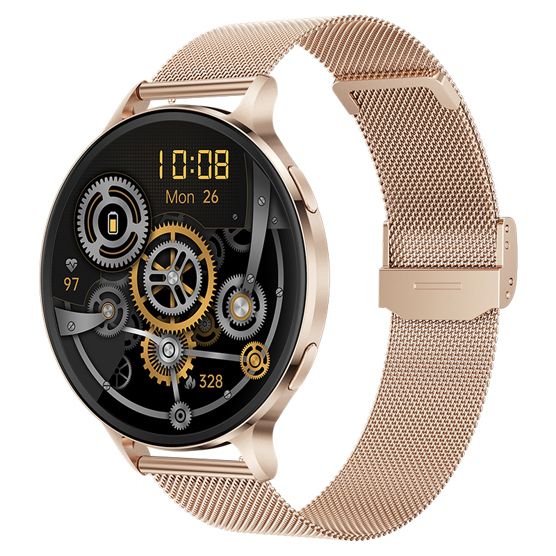 Smartwatch KM100 Ultra-Thin Full Metal AMOLED Bluetooth Calling 150 Sports Modes