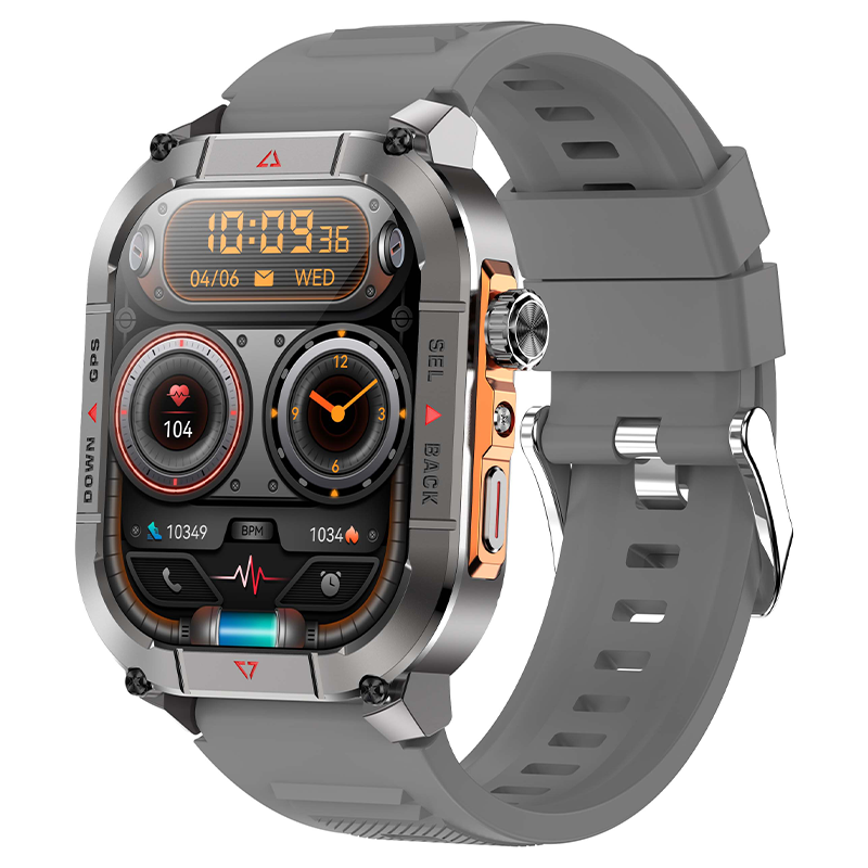 Smartwatch HK84 3ATM Waterproof GPS Compass AMOLED - Chronus