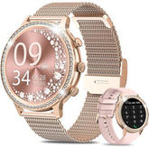 Women’s Smartwatch, 1.32″ HD Screen, Bluetooth Calls, 5ATM – PT & ES Local Express (~4 Days)