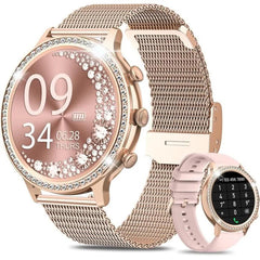 Women’s Smartwatch, 1.32″ HD Screen, Bluetooth Calls, 5ATM – PT & ES Local Express (~4 Days)