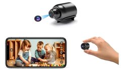 Camera Hidden Home Spy Camera WiFi Mini Secret Camera Remote Monitor Room Nanny Cam Video Recorder Motion Detection Night Vision(Black) - Chronus