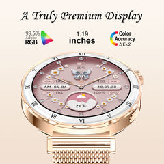 Chronus 1.19-Inch HD Screen with Bluetooth call female health monitoring smart watch - Chronus