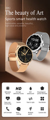 1.28" Smartwatch with HD IPS Display, 24/7 SpO₂ Monitoring, Multi-Sport Modes, Music Control & IP67 Waterproof - Chronus
