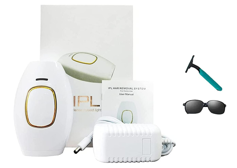 Portable IPL Hair Removal Device – 5-Min Fast Full Body Treatment, Permanent Results, No Refills Needed