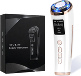 HIFU 3in1 Facial Machine: Wrinkle Removal, Ultrasound RF EMS, Skin Rejuvenation, AntiAging(white) - Chronus