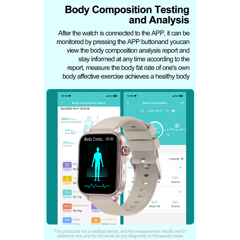 Smartwatch ET570 1.39 Inch Health Monitoring Bluetooth Calling
