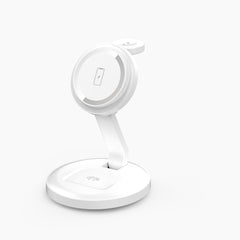 Charging Station, 3 in 1 Foldable Wireless Charger iPhone Charging Station Charger Stand Multiple Devices for Apple, with PD Adapter and USB C Cable for iPhone 17/16/15/14/13,iWatch,AirPods All Series