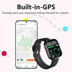 Chronus 2.06" Giant Screen SmartWatch with 270° rotating camera, independent calls, long battery life, AI assistant - Chronus