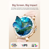 Smart Watch 1.27" AMOLED Screen, Health Monitoring, Women’s Functions, Sports Modes
