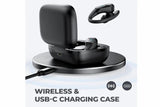 Wireless Earbuds Bluetooth Headphones with Deep Bass Stereo OverEar buds Black - Chronus