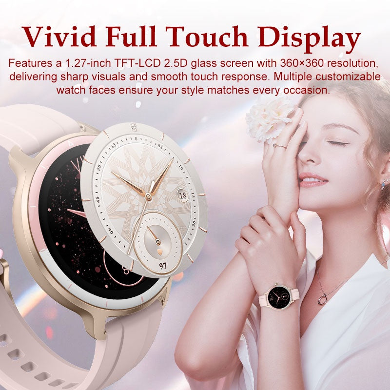 Smartwatch 1.27" HD, Bluetooth Calling, 100+ Sports, Health Tracker