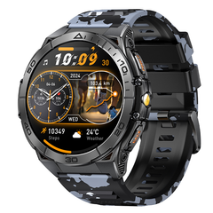 Smartwatch 1.6" AMOLED Fitness Tracker IP68 Waterproof 600mAh Battery 20 Sport Modes