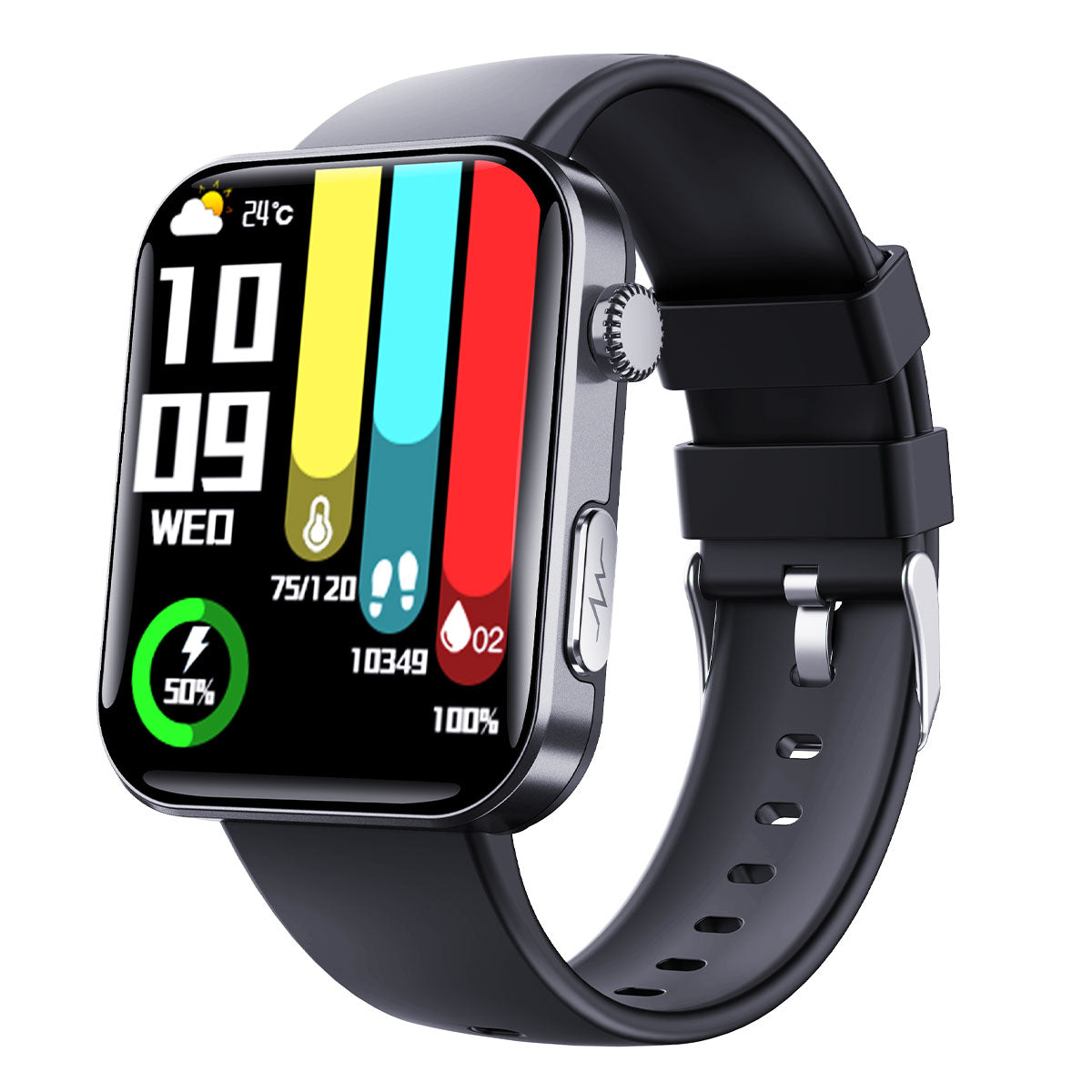 Chronus Medical-Grade Smartwatch, ECG electrocardiogram, HRV report, 24-hour dynamic heart rate monitoring - Chronus