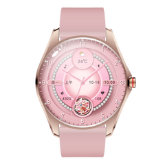 Chronus 1.43" HD Women’s Smartwatch – Bluetooth Calls, 100+ Workouts, IP68 Waterproof - Chronus