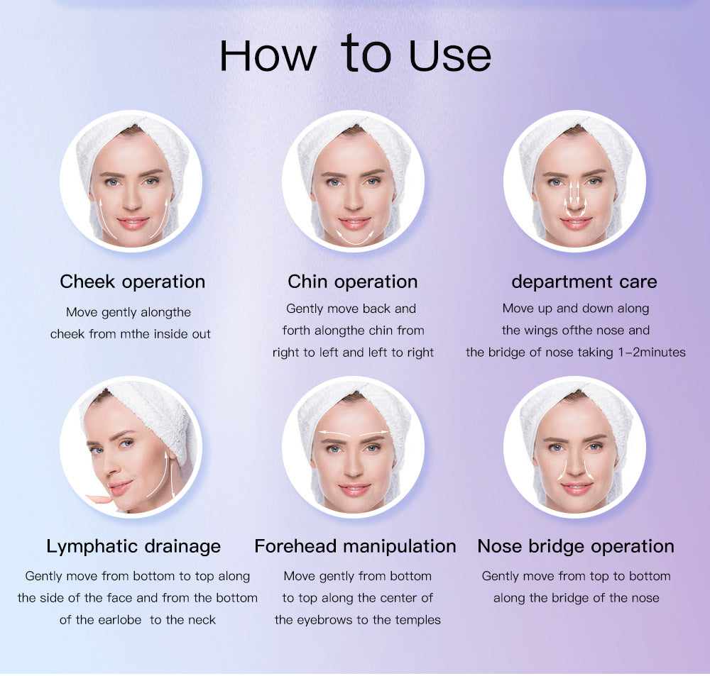 HIFU 3in1 Facial Machine: Wrinkle Removal, Ultrasound RF EMS, Skin Rejuvenation, AntiAging(white)