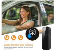 Bluetooth AUX Adapter for Car, 3.5mm Wireless Audio Receiver for Car Stereo (Black) - Chronus