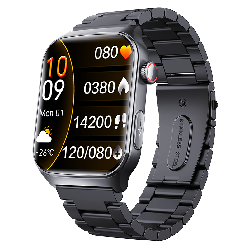 Smartwatch F320 ECG HRV Heart Rate Monitoring Supports SOS