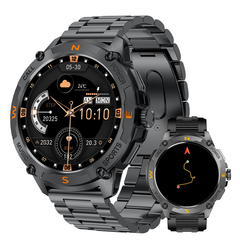 QW76 Smartwatch GPS Fitness Tracker 1.43'' AMOLED Bluetooth Call Weather Data