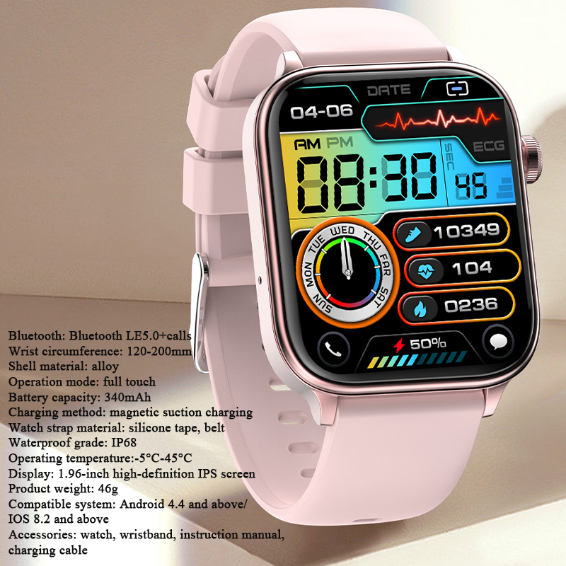 Smartwatch ET570 1.39 Inch Health Monitoring Bluetooth Calling
