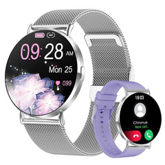 QS05 Smartwatch 1.32-inch AMOLED Ultra Clear Screen Fitness Tracker with SpO2/heart Rate/Sleep Tracking