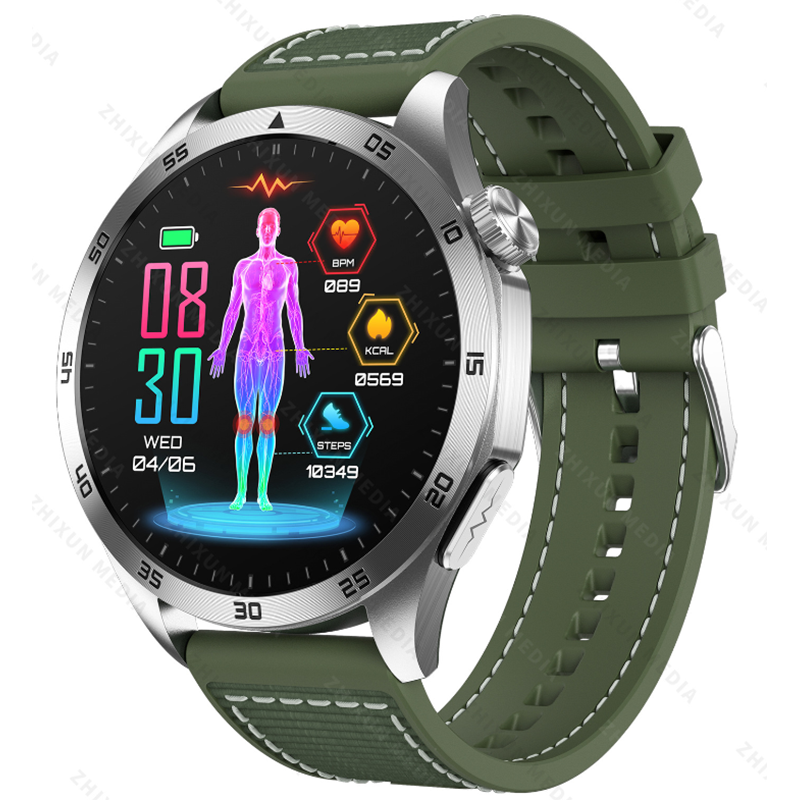 Smartwatch with Blood Sugar Monitoring, Micro Health Check, Uric Acid Detection, Bluetooth Calling, and SOS Feature