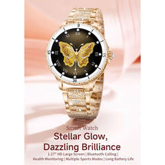 Smart Watch 1.27" AMOLED Screen, Health Monitoring, Women’s Functions, Sports Modes