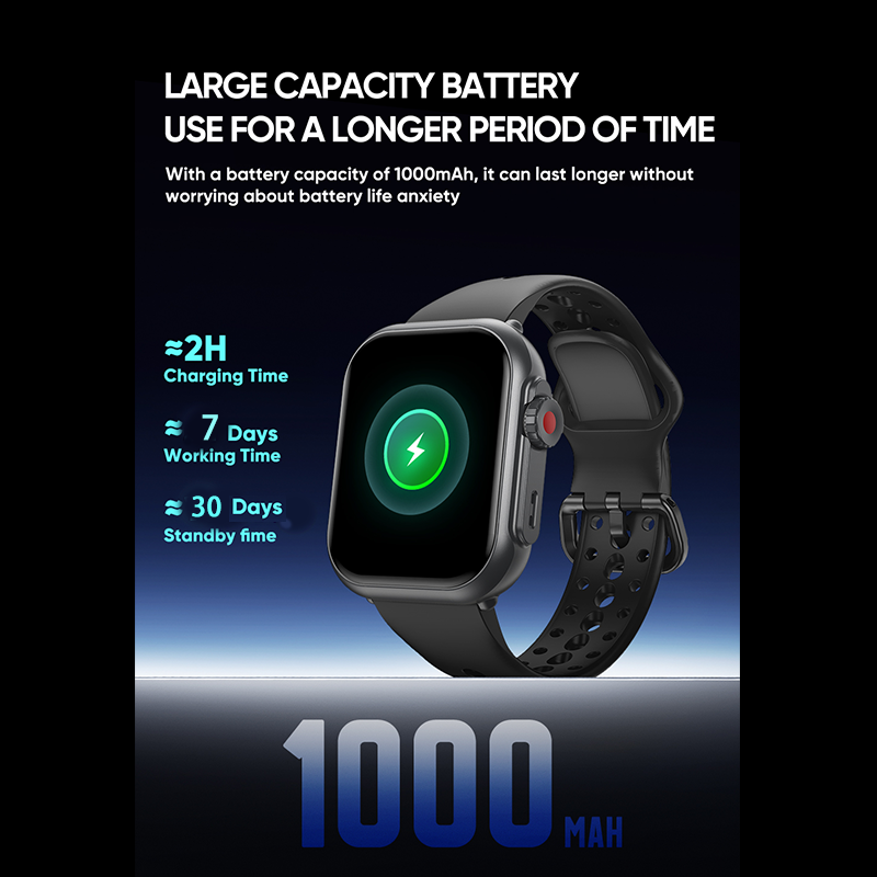 Smartwatch K62 1000mAh Ultra Long Battery Life