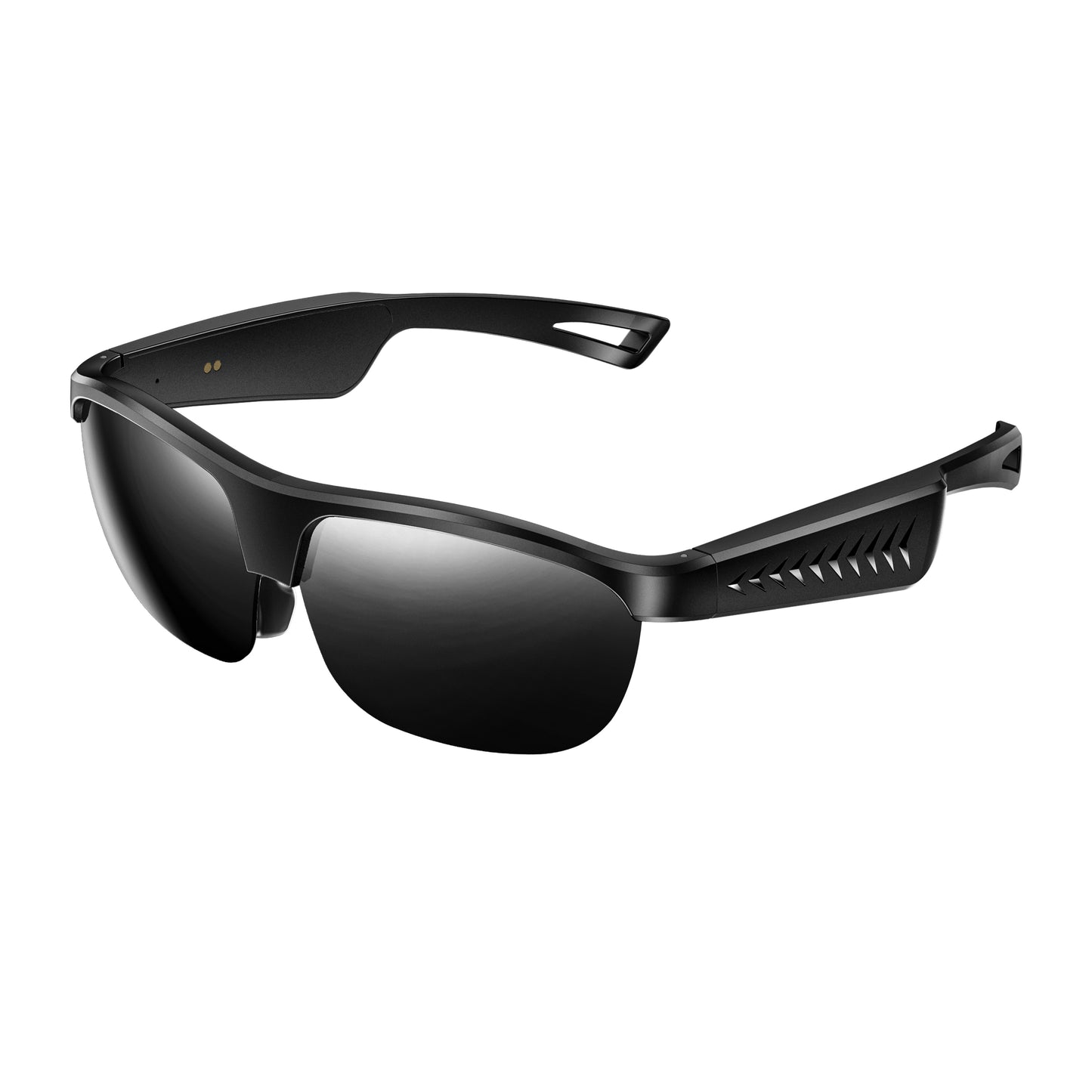 Chronus Smart Glasses, Polarized Bluetooth Sunglasses, Built-in Mic & Speakers, UV Protection Audio Sun Glass