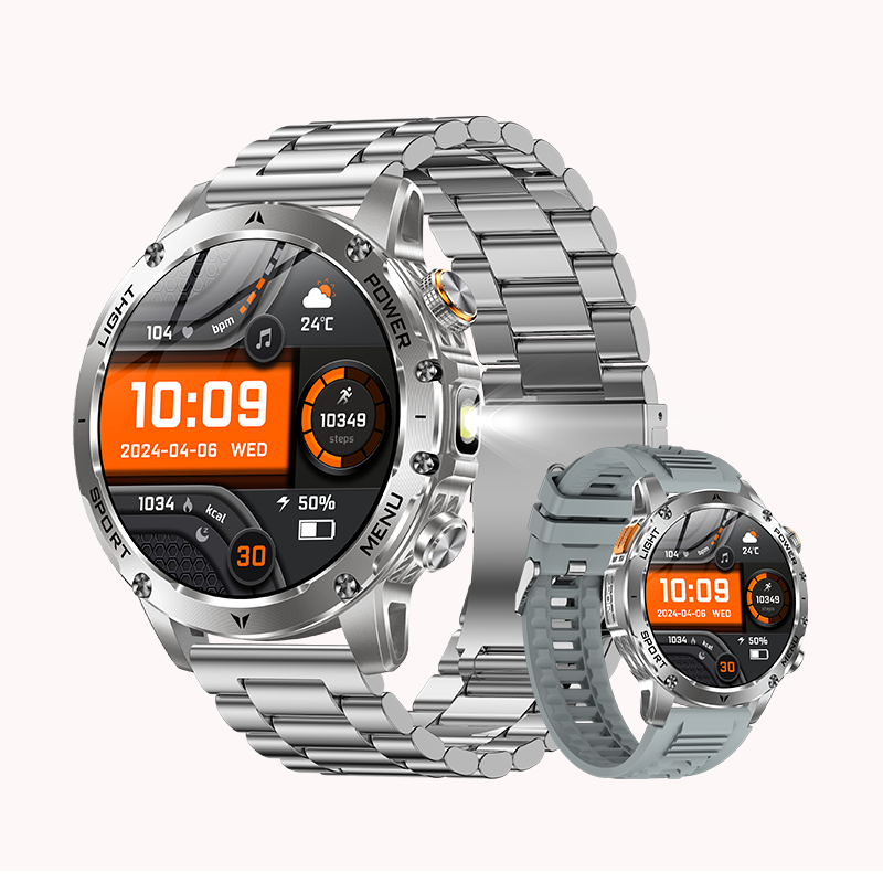 Smartwatch AK87 1000mAh Long Battery Life Flashlight Outdoor Sports