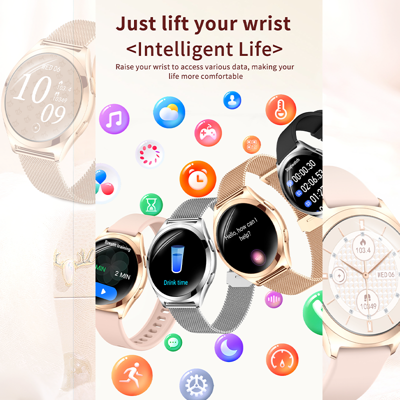 Smartwatch Y35 with Call Health Tracking Womens Wellness and Multi Sport Modes
