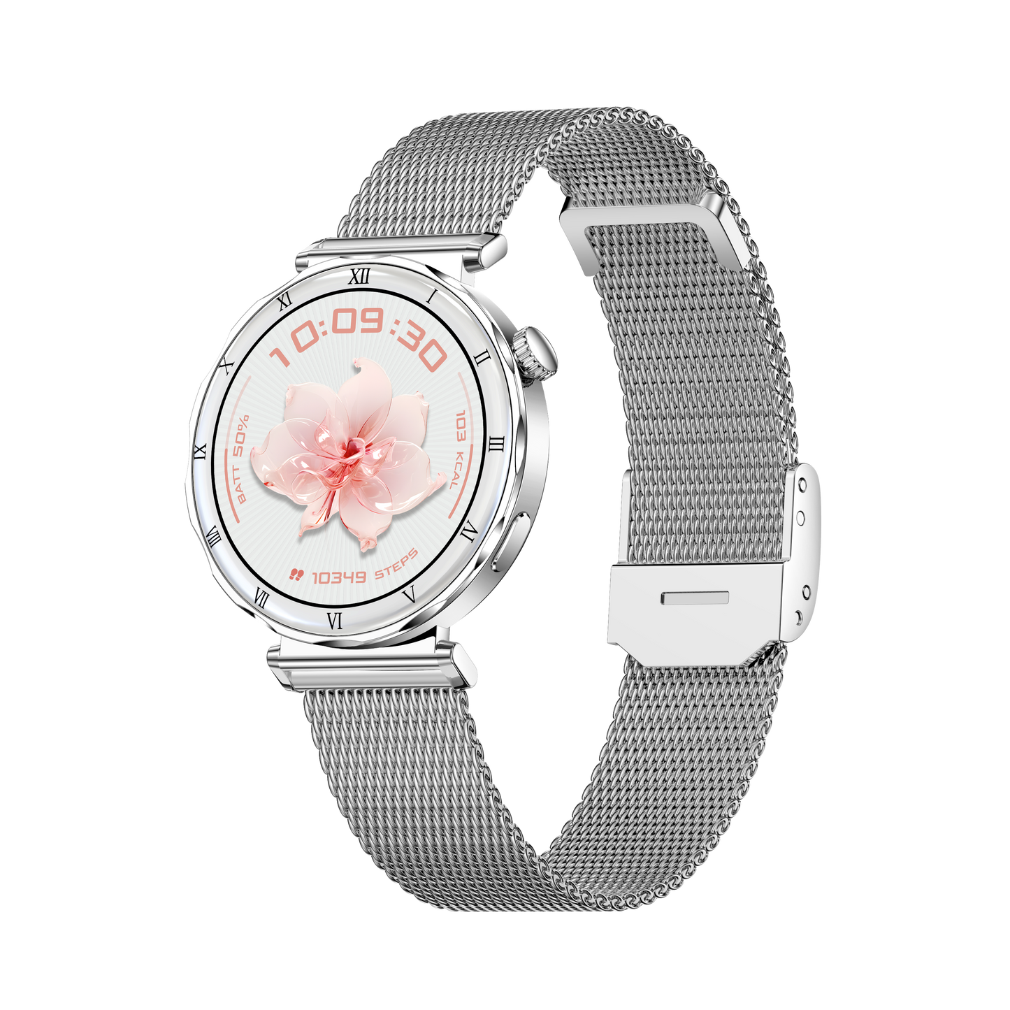 Chronus 1.19-Inch HD Screen with Bluetooth call female health monitoring smart watch