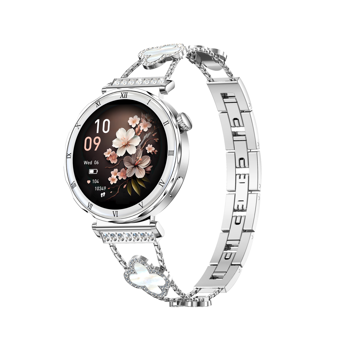 Chronus 1.19-Inch HD Screen with Bluetooth call female health monitoring smart watch