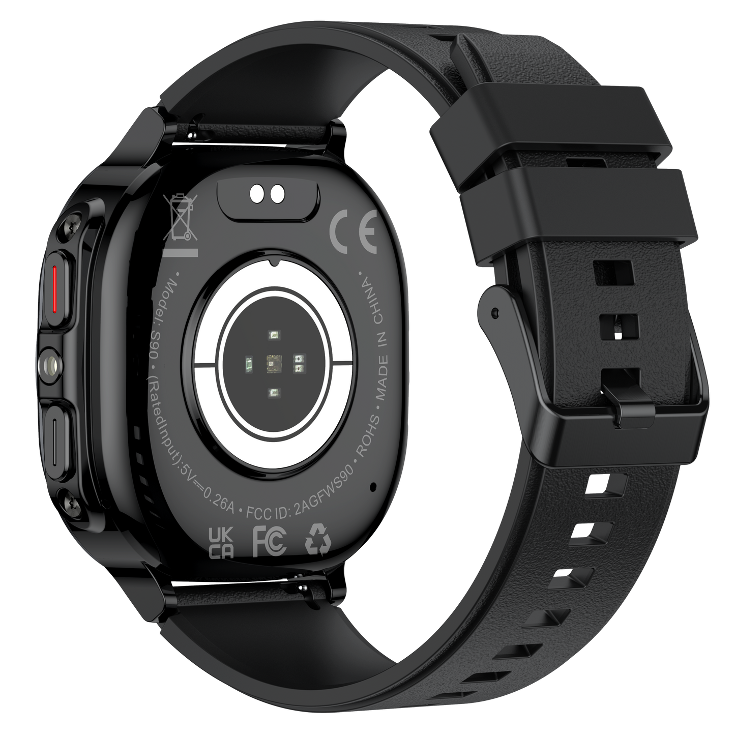 Chronus 1.39"IPX8 Outdoor Fitness Watch with Outdoor lighting,100+ sport Modes, Heart Rate