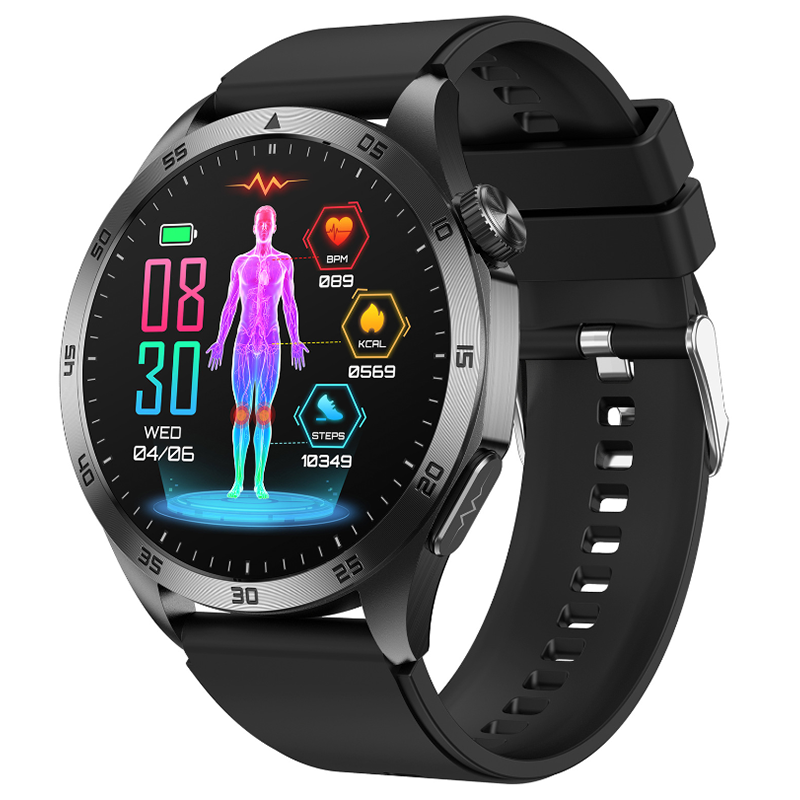Smartwatch with Blood Sugar Monitoring, Micro Health Check, Uric Acid Detection, Bluetooth Calling, and SOS Feature