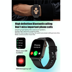 Smartwatch QX17 QXGPS Compass 100+ Contacts Password Lock - Chronus