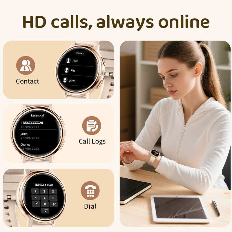 Smartwatch AK88 for Women Health Monitoring Bluetooth Calling
