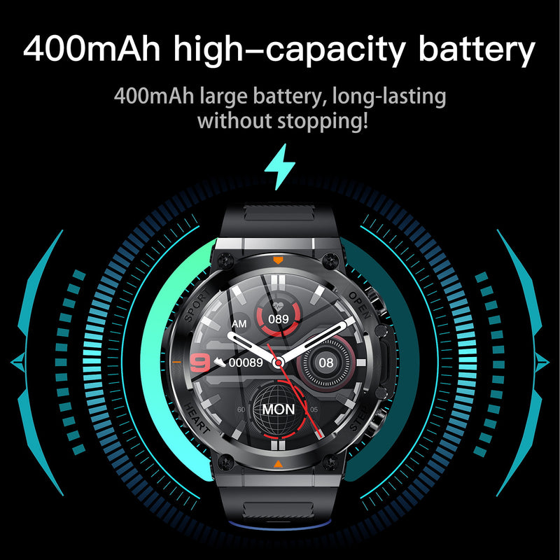 Smartwatch AK61 400mAh Large Battery Bluetooth Calling Outdoor