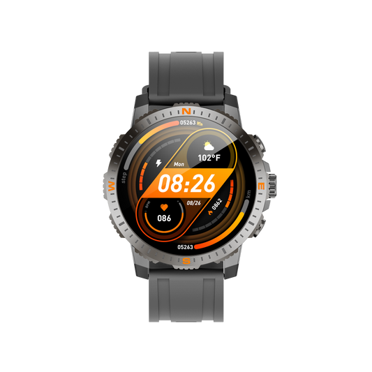 Chronus 1.43" Ultra-Clear Large Screen Smart Watch, 40-day long battery life, GPS positioning, compass, multiple sports modes and sleep monitoring