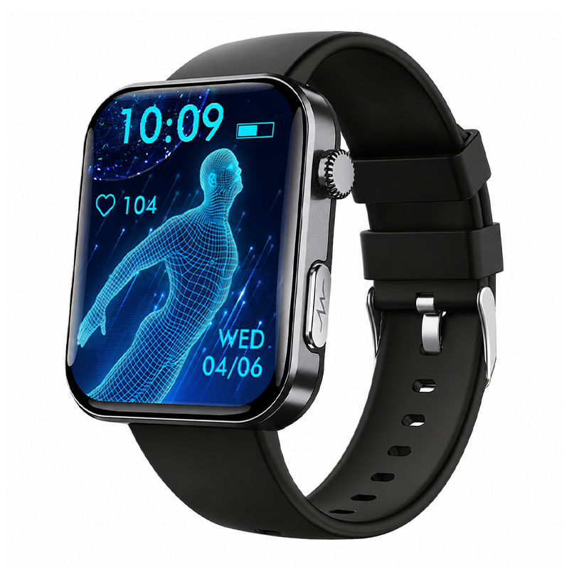 Reloj inteligente Chronus de grado médico, electrocardiograma (ECG), informe de variabilidad de la frecuencia cardíaca (VFC), monitorización dinámica de la frecuencia cardíaca las 24 horas