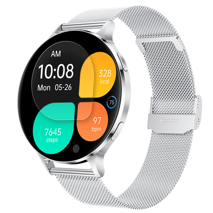 Smartwatch KM100 Ultra-Thin Full Metal AMOLED Bluetooth Calling 150 Sports Modes