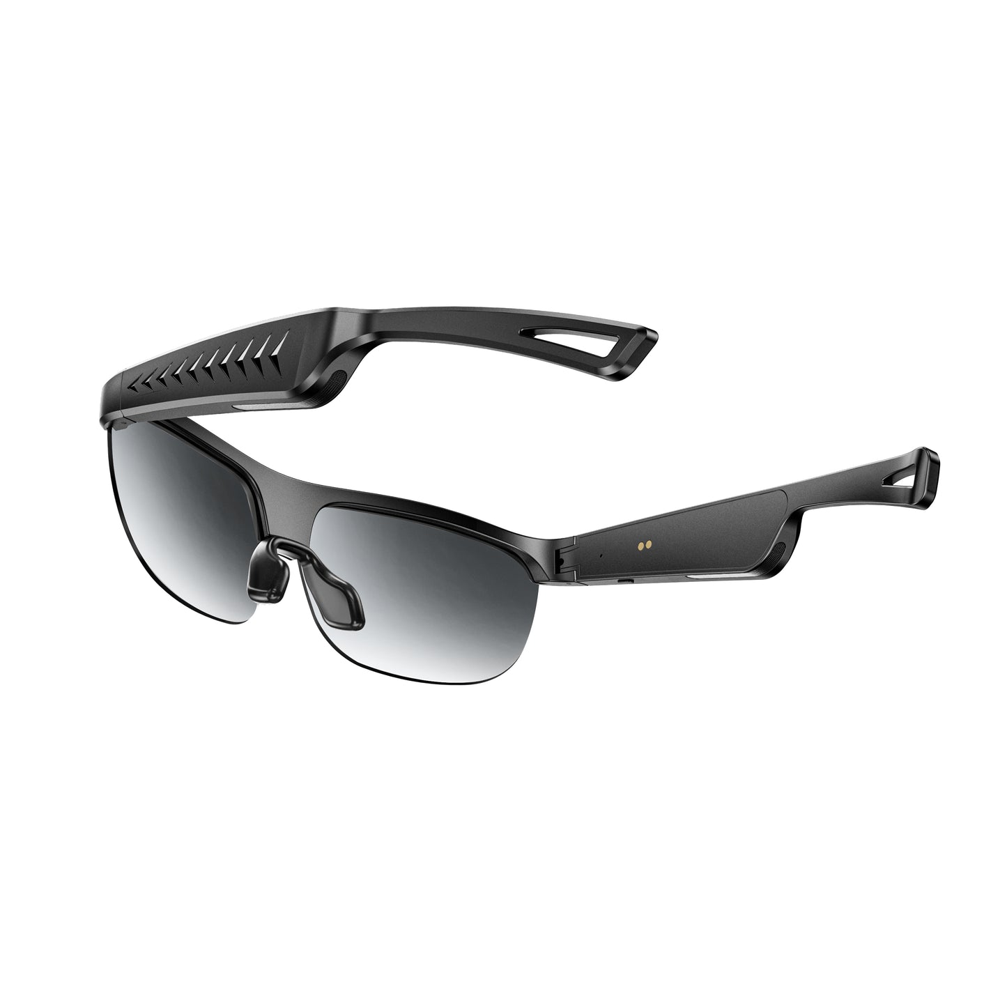 Chronus Smart Glasses, Polarized Bluetooth Sunglasses, Built-in Mic & Speakers, UV Protection Audio Sun Glass