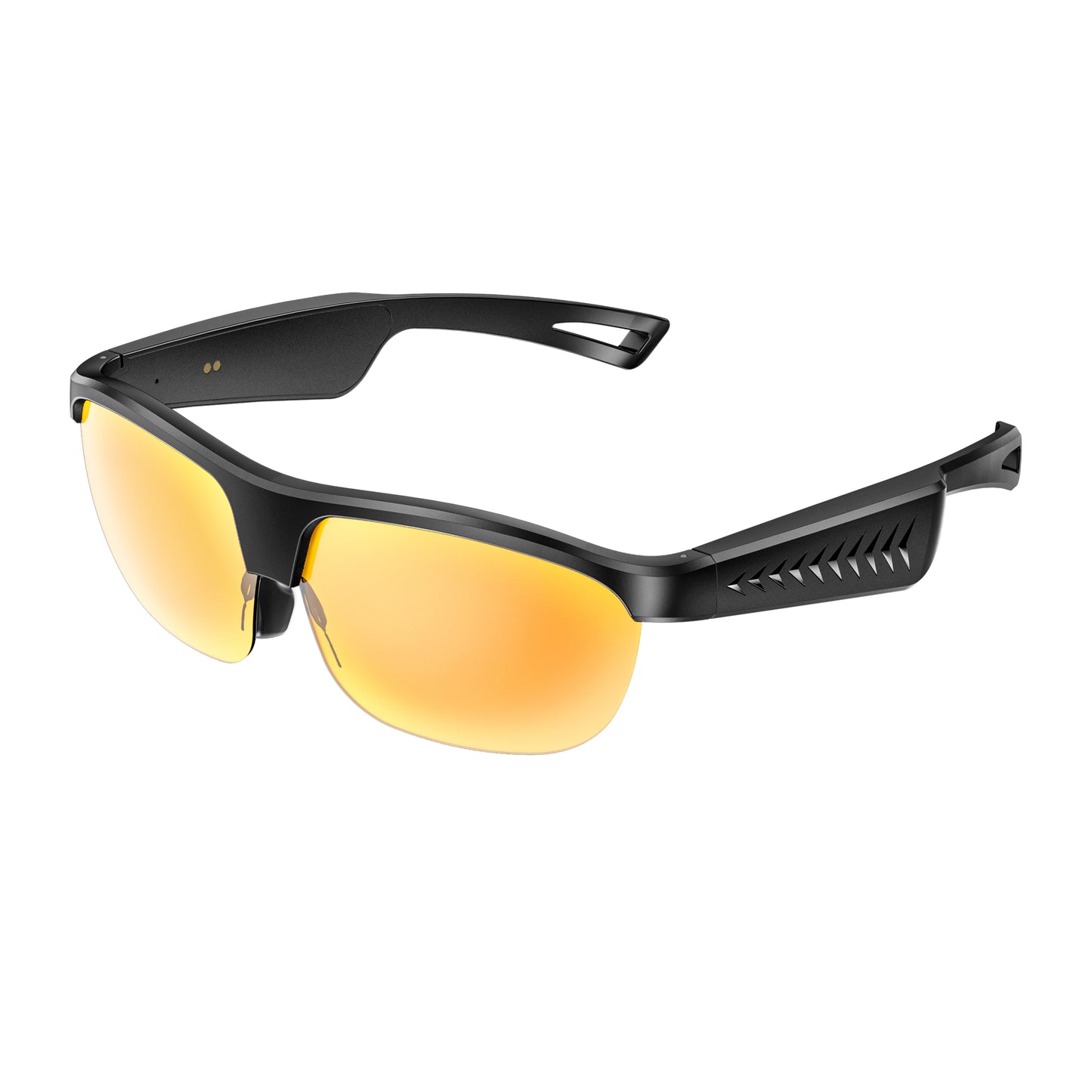 Chronus Smart Glasses, Polarized Bluetooth Sunglasses, Built-in Mic & Speakers, UV Protection Audio Sun Glass