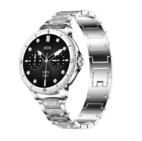 Smart Watch 1.27" AMOLED Screen, Health Monitoring, Women’s Functions, Sports Modes