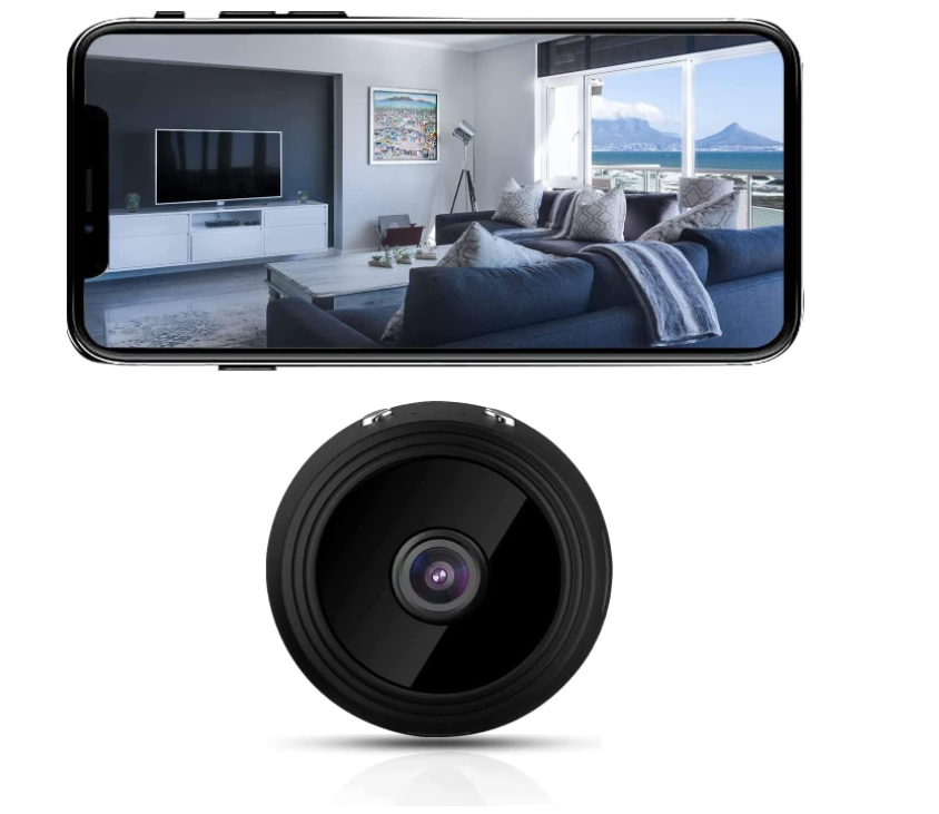 Hidden Cameras -Nanny Cam -WiFi Wireless -1080P HD WiFi-Surveillance Camera with Motion Detection and Night Vision(Black) - Chronus