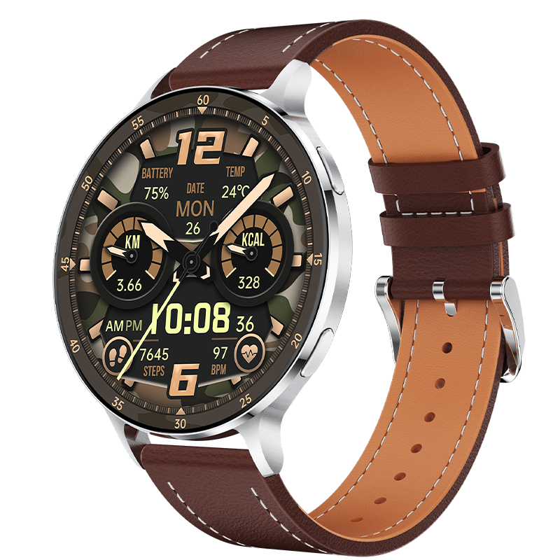 Smartwatch KM100 Ultra-Thin Full Metal AMOLED Bluetooth Calling 150 Sports Modes
